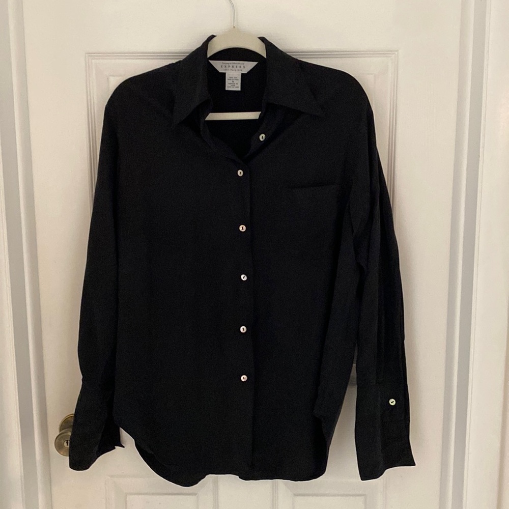 Express silk shirt size S